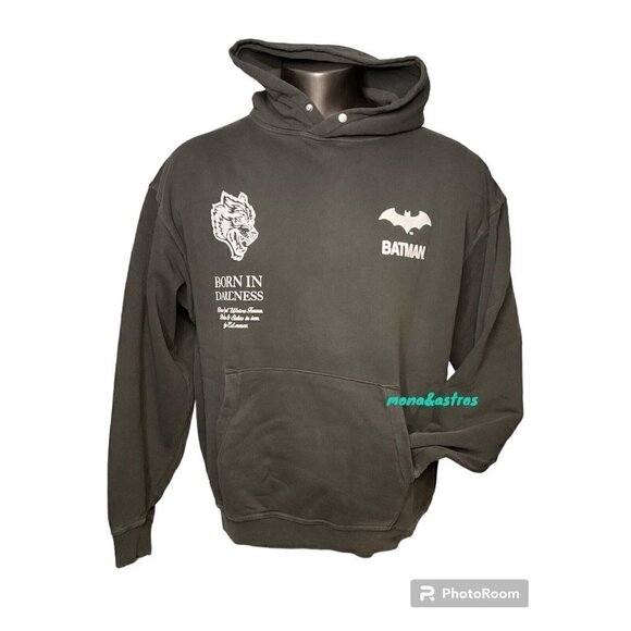 Darc Sport Born in Darcness Pierce Hoodie Wolf Gray/Purple NWT Wolves Gym - Picture 2 of 2